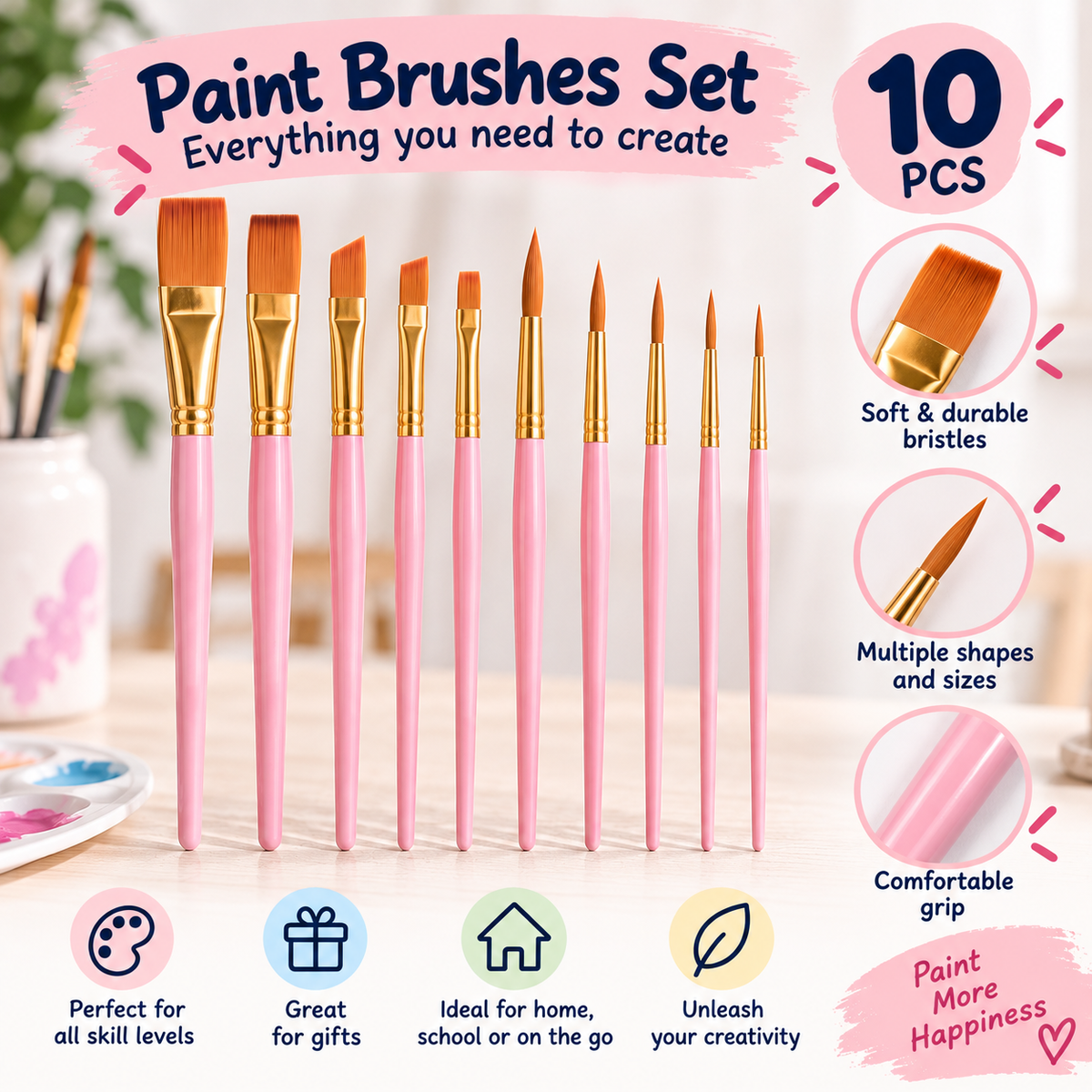 10 Brushes. Endless Creativity