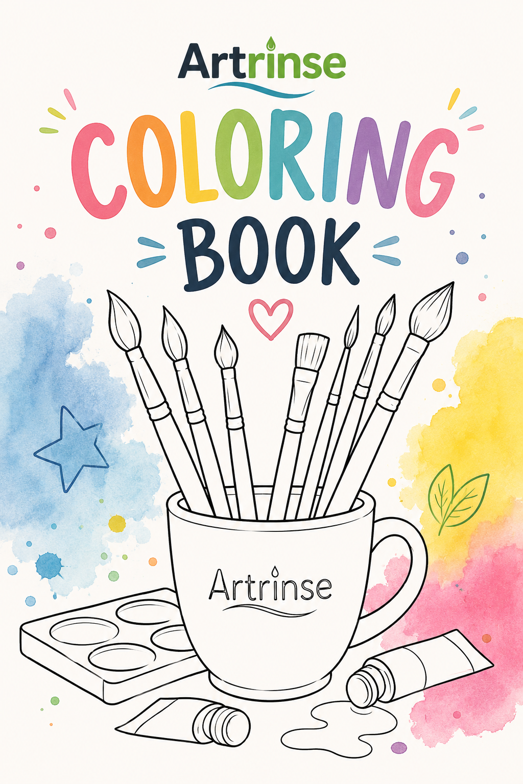 ArtRinse Ebook: 20 Printable Pages