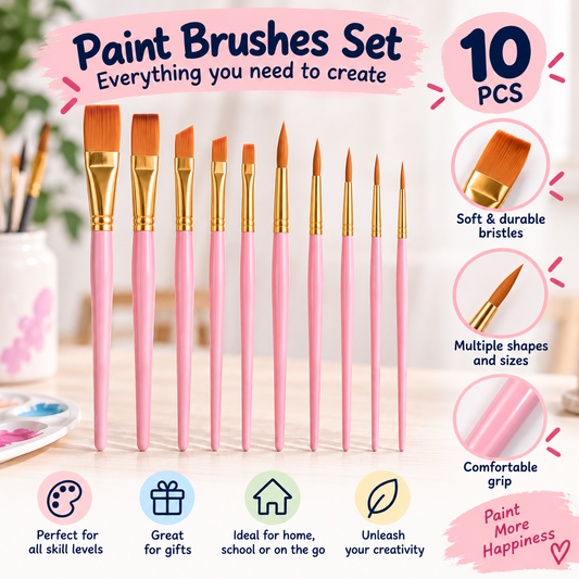 10 Brushes. Endless Creativity