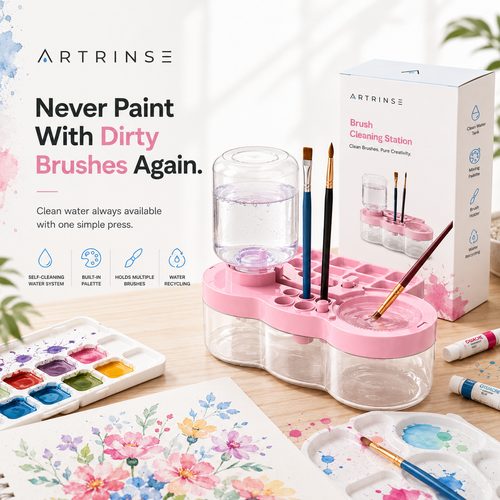 Brush Cleaning Station | ArtRinse™